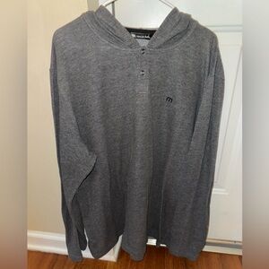 Travis Matthew Men's 2 Button Henley Hoodie - XXXL